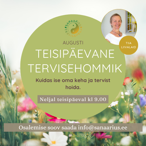 Kuidas ise oma keha ja tervist hoida